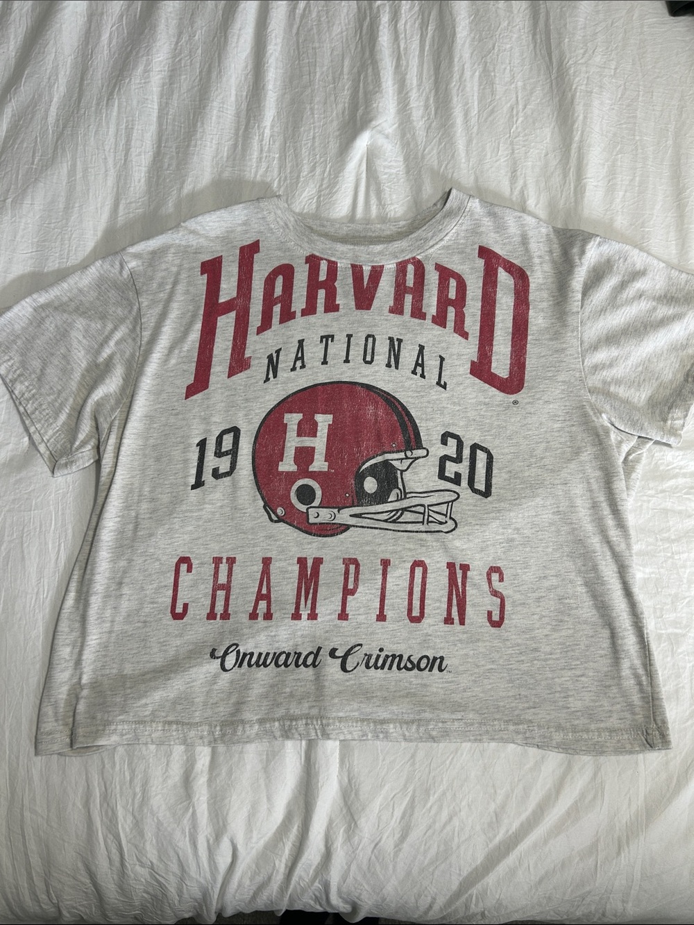 Women’s Harvard T-Shirt, Slightly Cropped